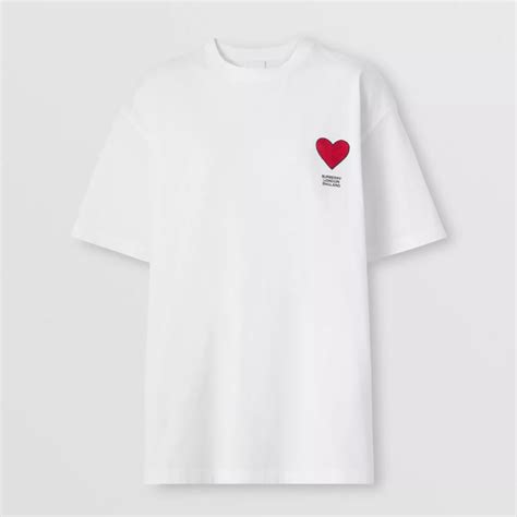 burberry heart t shirt|burberry clothing website.